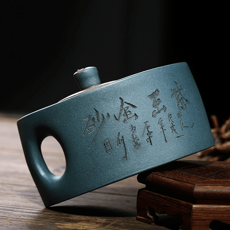 Yixing Purple Clay Teapot [Tai Chi Bagua] | 宜兴紫砂壶 原矿清水泥/绿泥 [太极八卦] - YIQIN TEA HOUSE 一沁茶舍  |  yiqinteahouse.com