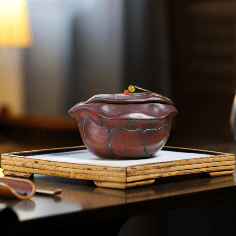 Yixing Zisha Hand-Grab Pot / Teapot [Wealthy] (Zi Ni - 300ml) - YIQIN TEA HOUSE | yiqinteahouse.com | 200-300ml, gaiwan, new arrival, teapot, teaware, zisha teapot