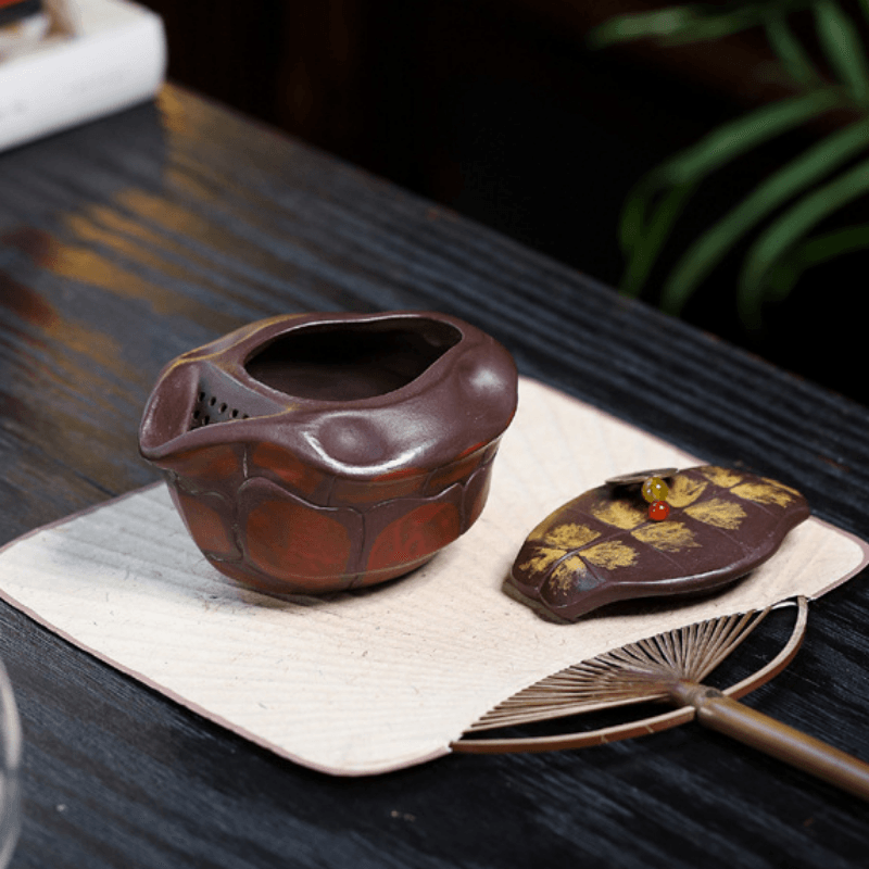 Yixing Zisha Hand-Grab Pot / Teapot [Wealthy] (Zi Ni - 300ml) - YIQIN TEA HOUSE | yiqinteahouse.com | 200-300ml, gaiwan, new arrival, teapot, teaware, zisha teapot