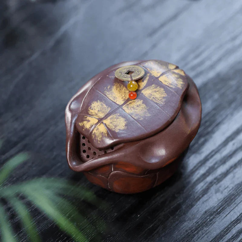 Yixing Zisha Hand-Grab Pot / Teapot [Wealthy] (Zi Ni - 300ml)