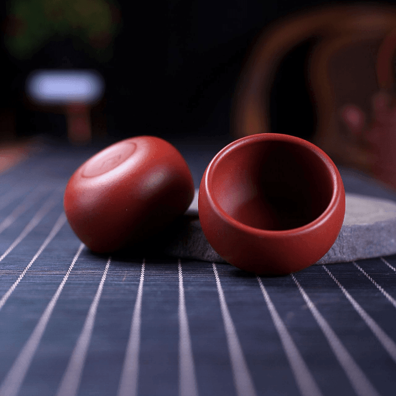 Yixing Zisha Tea Cup [Dahongpao] 50/90ml - YIQIN TEA HOUSE | yiqinteahouse.com | tea cup, teaware