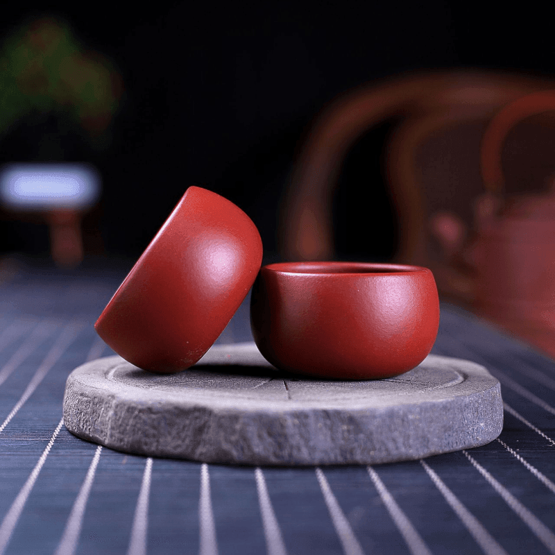 Yixing Zisha Tea Cup [Dahongpao] 50/90ml - YIQIN TEA HOUSE | yiqinteahouse.com | tea cup, teaware