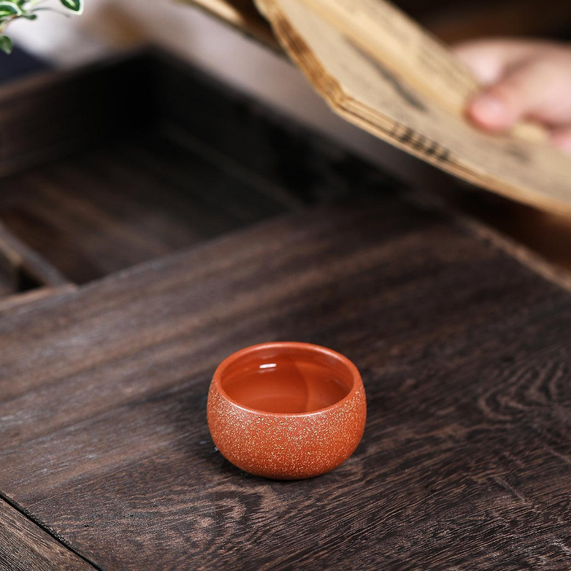 Yixing Zisha Tea Cup [Hei Jin Sha / Long Xue Sha] 40ml - YIQIN TEA HOUSE | yiqinteahouse.com | tea cup, teaware