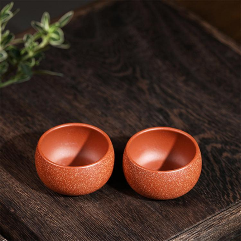 Yixing Zisha Tea Cup [Hei Jin Sha / Long Xue Sha] 40ml - YIQIN TEA HOUSE | yiqinteahouse.com | tea cup, teaware