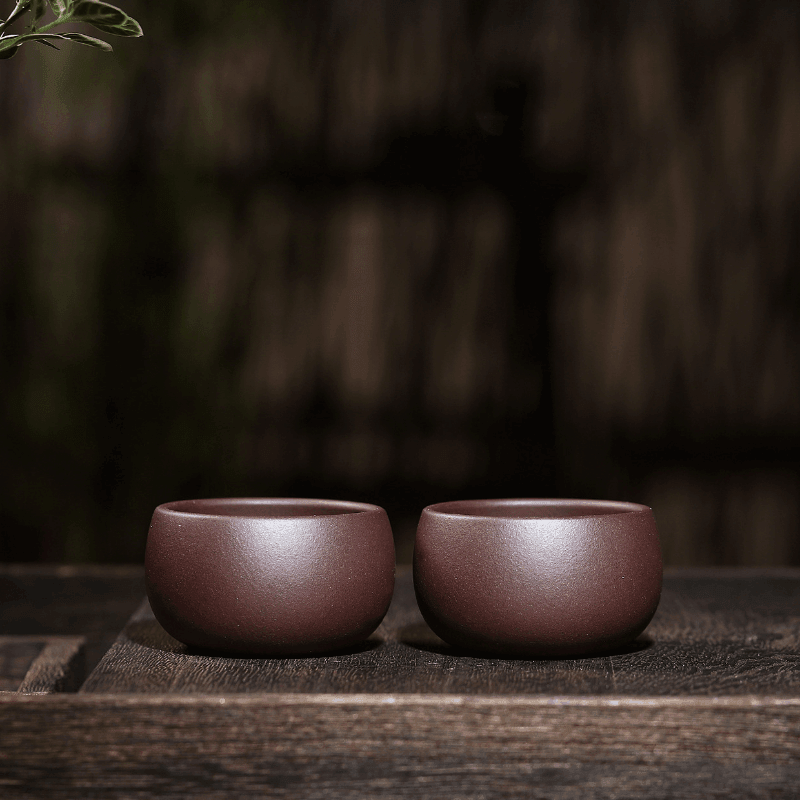 Yixing Zisha Tea Cup [Zi Ni / Dahongpao / Zhu Ni] 50ml - YIQIN TEA HOUSE | yiqinteahouse.com | tea cup, teaware