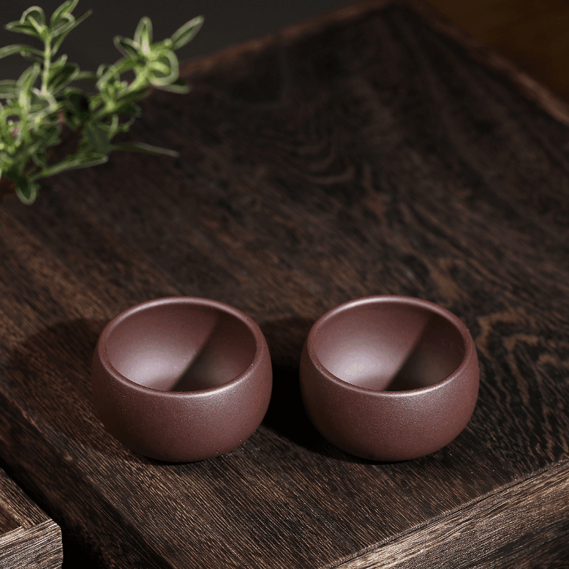 Yixing Zisha Tea Cup [Zi Ni / Dahongpao / Zhu Ni] 50ml - YIQIN TEA HOUSE | yiqinteahouse.com | tea cup, teaware