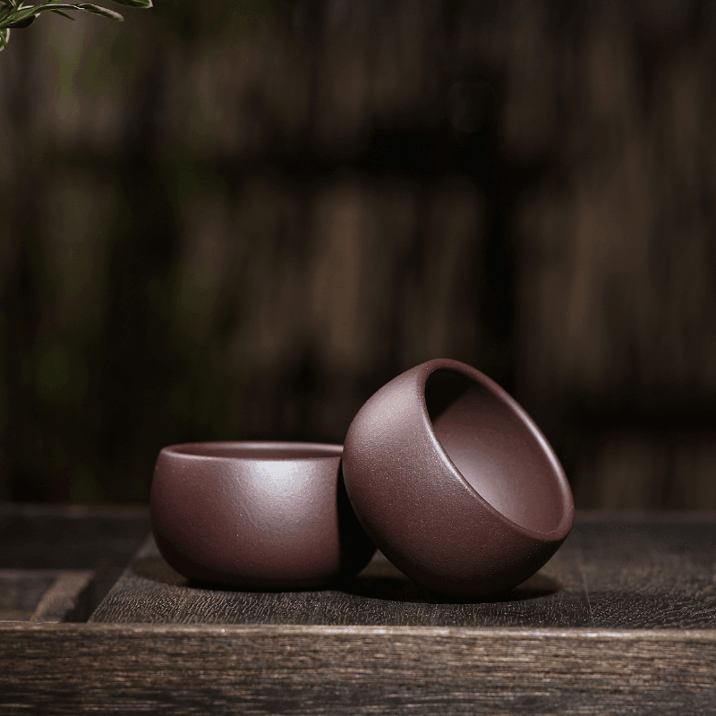 Yixing Zisha Tea Cup [Zi Ni / Dahongpao / Zhu Ni] 50ml - YIQIN TEA HOUSE | yiqinteahouse.com | tea cup, teaware