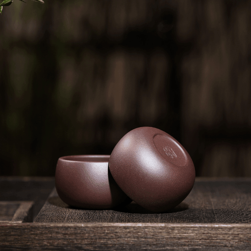 Yixing Zisha Tea Cup [Zi Ni / Dahongpao / Zhu Ni] 50ml - YIQIN TEA HOUSE | yiqinteahouse.com | tea cup, teaware