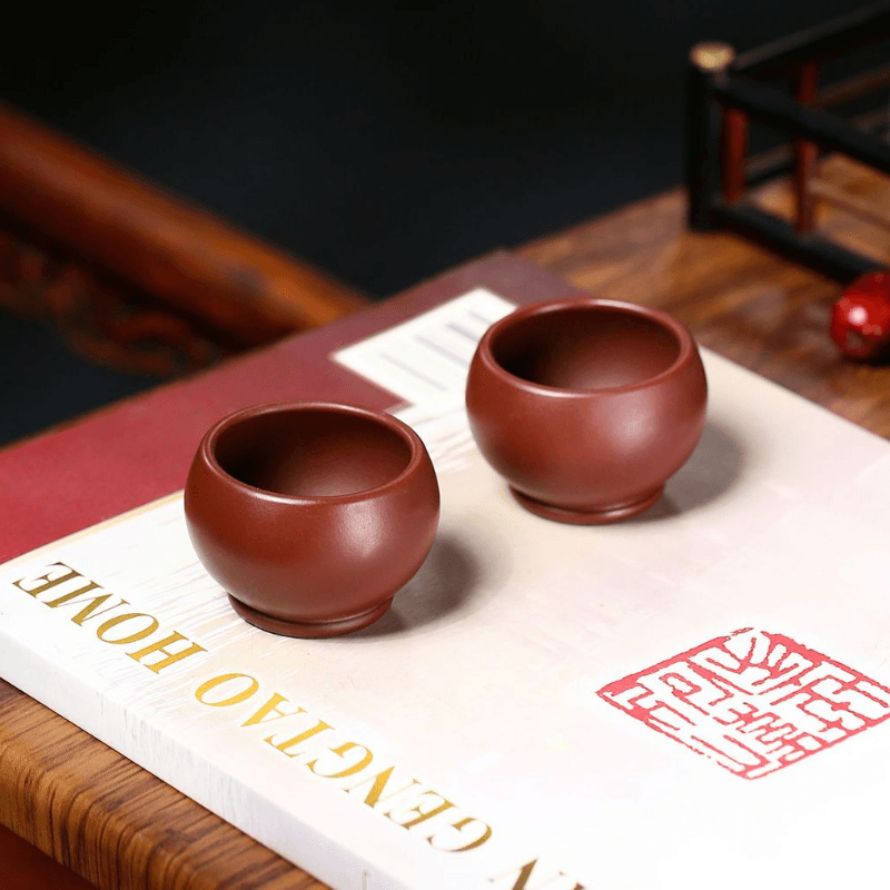 Yixing Zisha Tea Cup [Zi Zhu Ni 60ml] - YIQIN TEA HOUSE | yiqinteahouse.com | tea cup, teaware