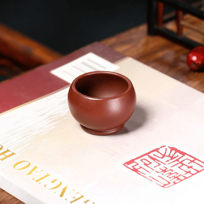 Yixing Zisha Tea Cup [Zi Zhu Ni 60ml] - YIQIN TEA HOUSE | yiqinteahouse.com | tea cup, teaware