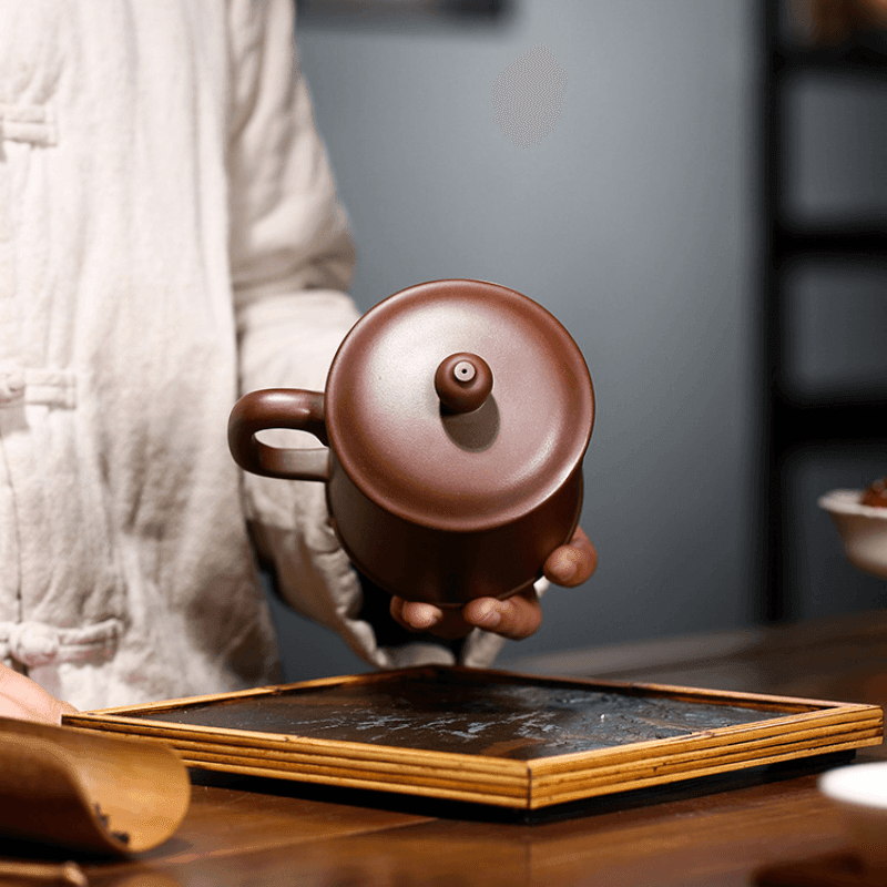 Yixing Zisha Tea Mug [Flying Dragon] 380ml - YIQIN TEA HOUSE | yiqinteahouse.com | tea mug, teaware