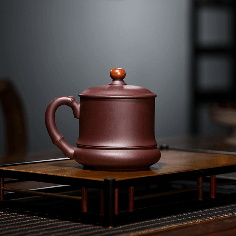 Yixing Zisha Tea Mug [Good Luck] 420ml - YIQIN TEA HOUSE | yiqinteahouse.com | tea mug, teaware