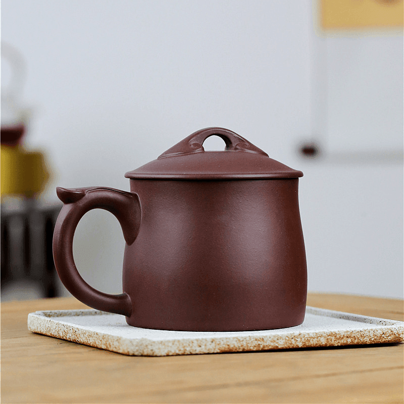 Yixing Zisha Tea Mug [Ruyi] 500ml - YIQIN TEA HOUSE | yiqinteahouse.com | tea mug, teaware