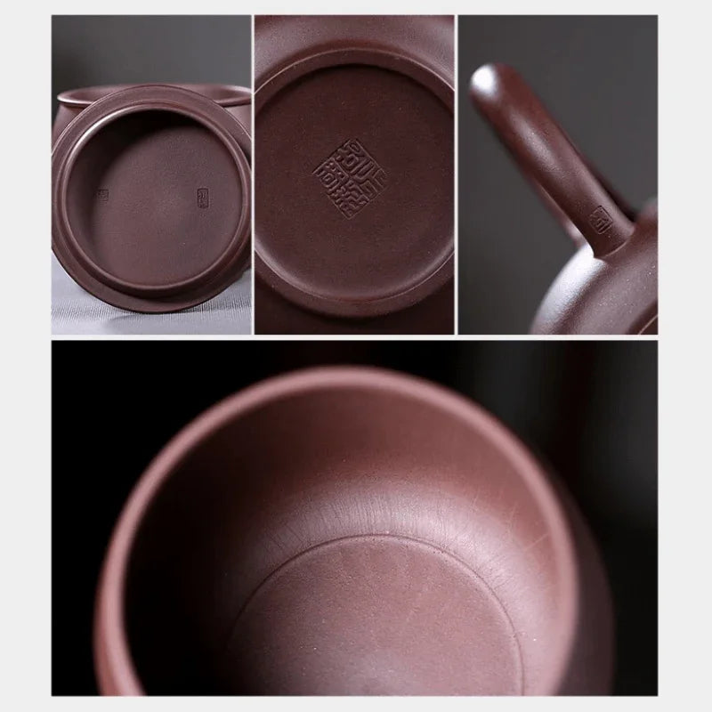 Yixing Zisha Tea Mug with Filter [Junde] 430ml - YIQIN TEA HOUSE | yiqinteahouse.com | tea mug, teaware