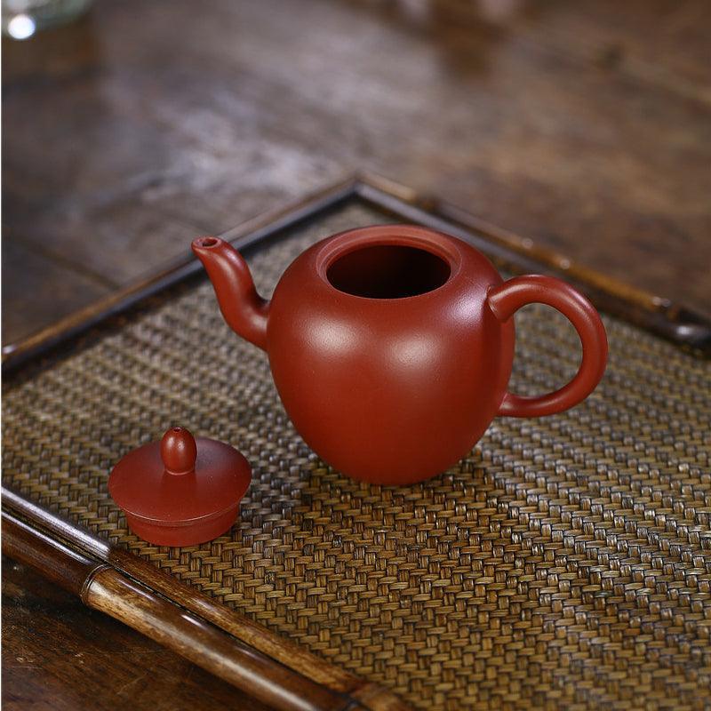 Yixing Zisha Teapot [Beauty Shoulder] (Dahongpao - 200ml) - YIQIN TEA HOUSE | yiqinteahouse.com | 200-300ml, teapot, teaware, zisha teapot