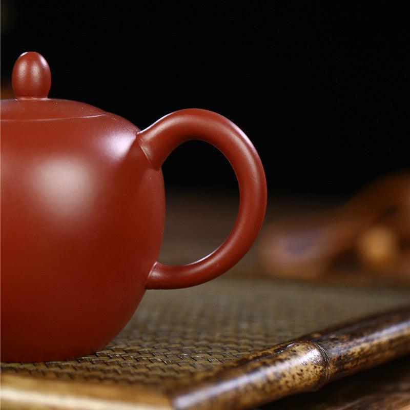 Yixing Zisha Teapot [Beauty Shoulder] (Dahongpao - 200ml) - YIQIN TEA HOUSE | yiqinteahouse.com | 200-300ml, teapot, teaware, zisha teapot