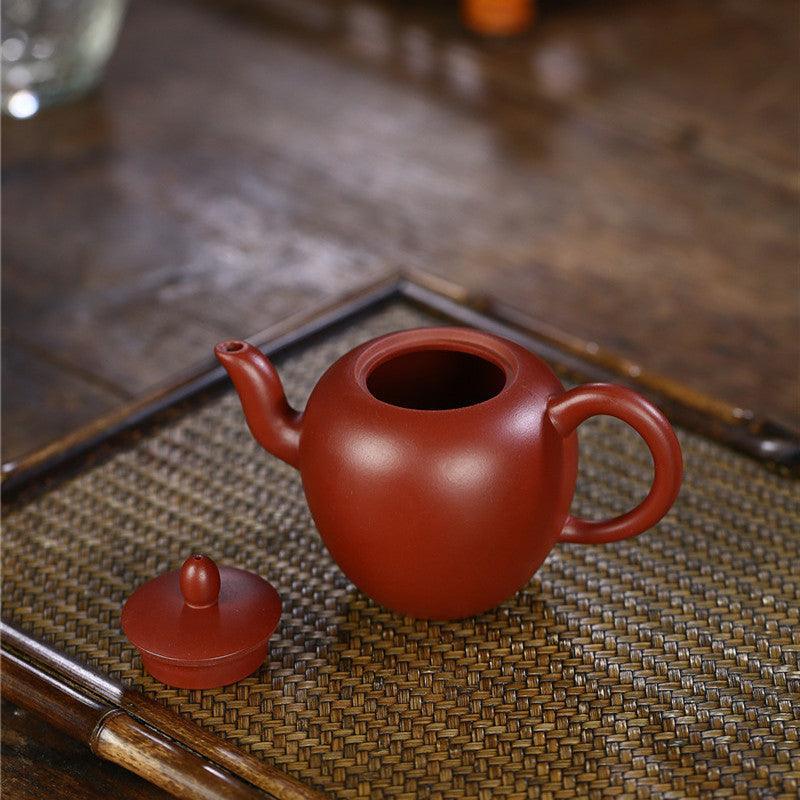 Yixing Zisha Teapot [Beauty Shoulder] (Dahongpao - 200ml) - YIQIN TEA HOUSE | yiqinteahouse.com | 200-300ml, teapot, teaware, zisha teapot