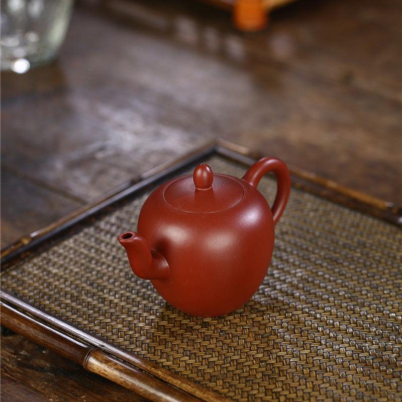 Yixing Zisha Teapot [Beauty Shoulder] (Dahongpao - 200ml) - YIQIN TEA HOUSE | yiqinteahouse.com | 200-300ml, teapot, teaware, zisha teapot