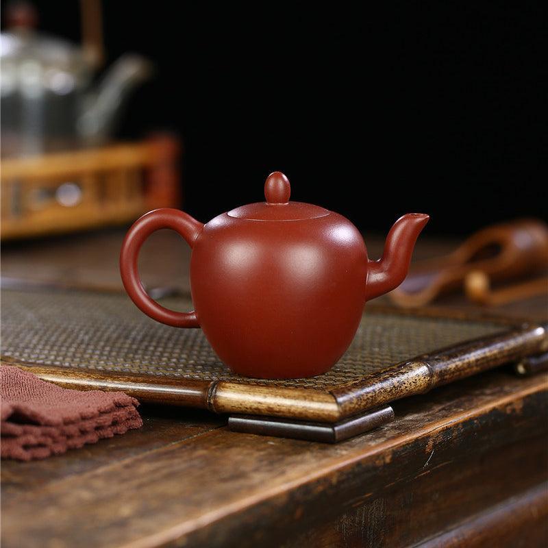 Yixing Zisha Teapot [Beauty Shoulder] (Dahongpao - 200ml) - YIQIN TEA HOUSE | yiqinteahouse.com | 200-300ml, teapot, teaware, zisha teapot