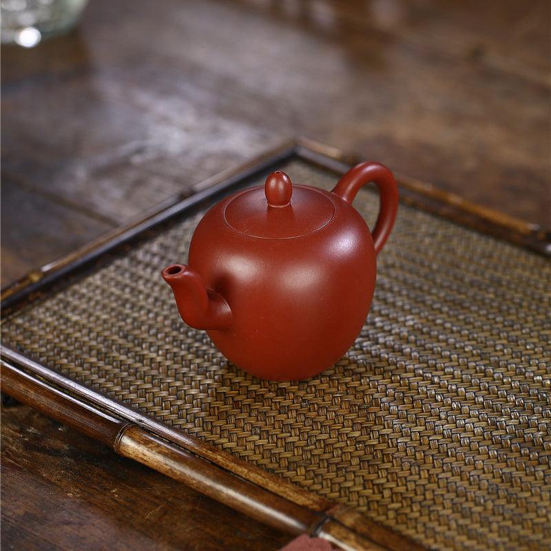 Yixing Zisha Teapot [Beauty Shoulder] (Dahongpao - 200ml) - YIQIN TEA HOUSE | yiqinteahouse.com | 200-300ml, teapot, teaware, zisha teapot