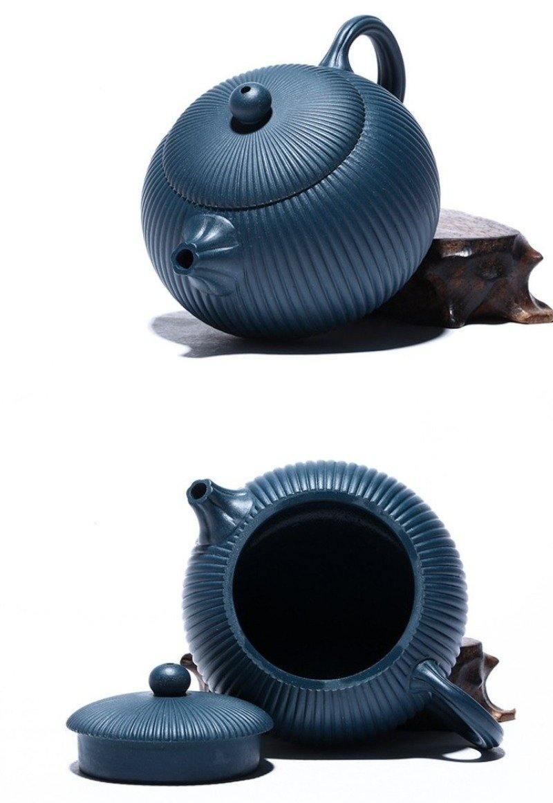 Yixing Zisha Teapot [Begonia Xishi] (Tian Qing Ni - 260ml) - YIQIN TEA HOUSE | yiqinteahouse.com | 200-300ml, teapot, teapot hot picks, teaware, zisha teapot