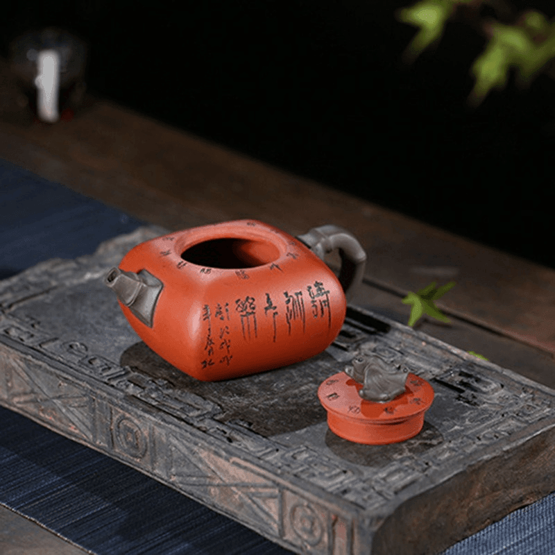 Yixing Zisha Teapot [Blessing Everywhere] (Qing Shui Ni - 380ml) - YIQIN TEA HOUSE | yiqinteahouse.com | >300ml, teapot, teaware, zisha teapot