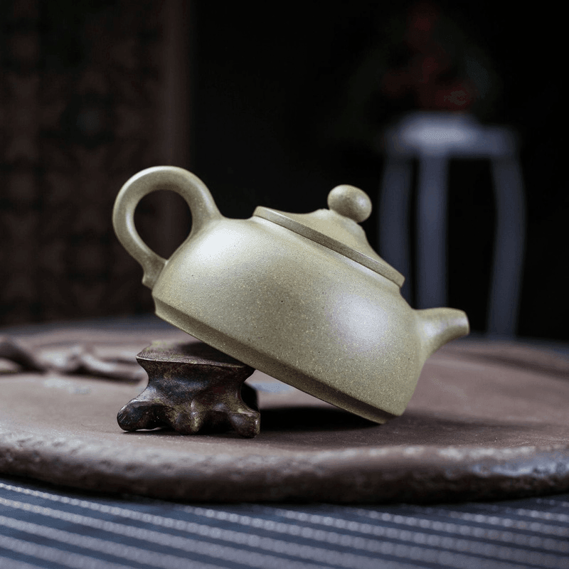 Yixing Zisha Teapot [Breeze] (Qing Duan Ni - 210ml) - YIQIN TEA HOUSE | yiqinteahouse.com | 200-300ml, teapot, teaware, zisha teapot