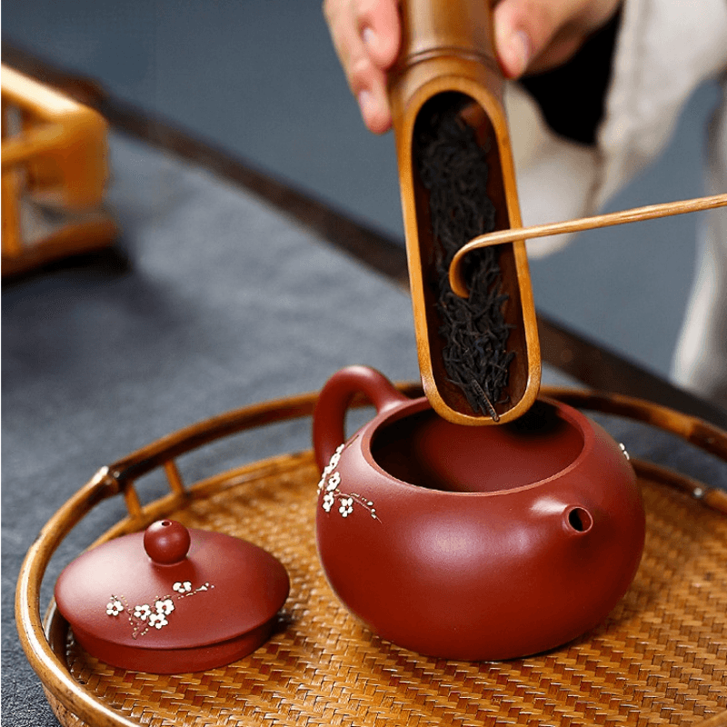 Yixing Zisha Teapot [Dark Fragrance Xishi] (Dahongpao - 250ml) - YIQIN TEA HOUSE | yiqinteahouse.com | 200-300ml, new arrival, teapot, teaware, zisha teapot