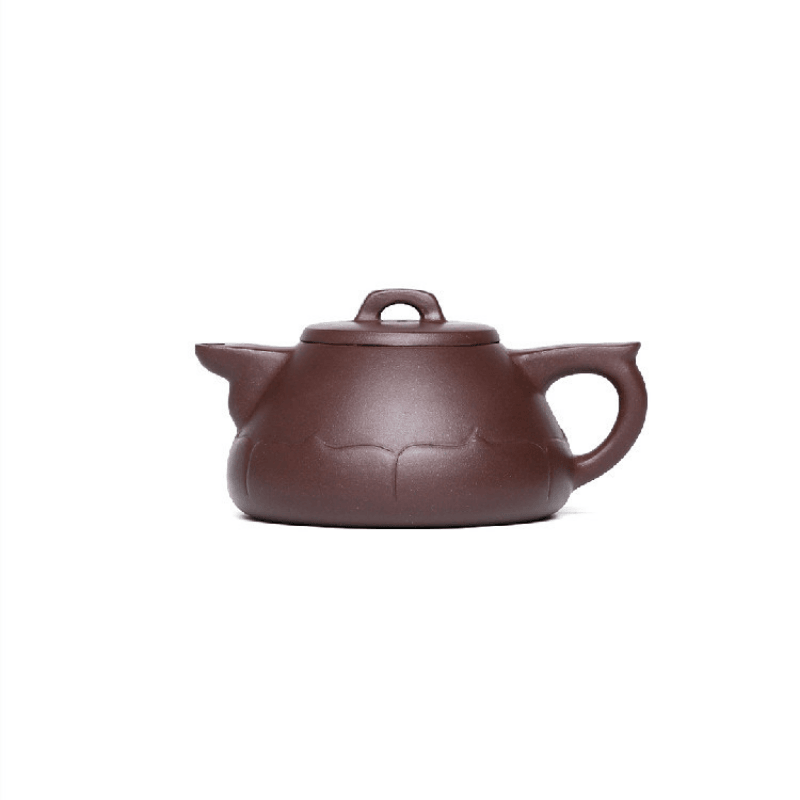 Yixing Zisha Teapot [Fan Lian] (Zi Ni - 220ml) - YIQIN TEA HOUSE | yiqinteahouse.com | 200-300ml, new arrival, teapot, teaware, zisha teapot