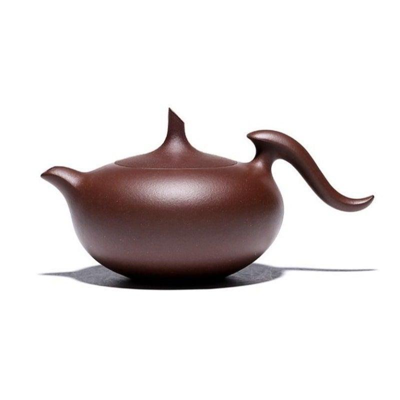 Yixing Zisha Teapot [Feihong Pot] (Zi Ni - 260ml) - YIQIN TEA HOUSE | yiqinteahouse.com | 200-300ml, teapot, teapot hot picks, teaware, zisha teapot