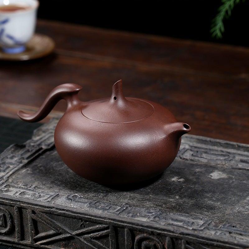 Yixing Zisha Teapot [Feihong Pot] (Zi Ni - 260ml) - YIQIN TEA HOUSE | yiqinteahouse.com | 200-300ml, teapot, teapot hot picks, teaware, zisha teapot