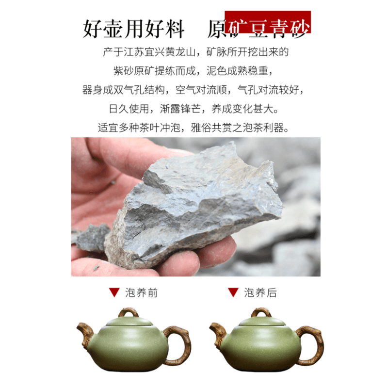 Yixing Zisha Teapot [Gourd] (Douqing Sha/Jiao Ni - 240ml) - YIQIN TEA HOUSE | yiqinteahouse.com | 200-300ml, new arrival, teapot, teaware, zisha teapot