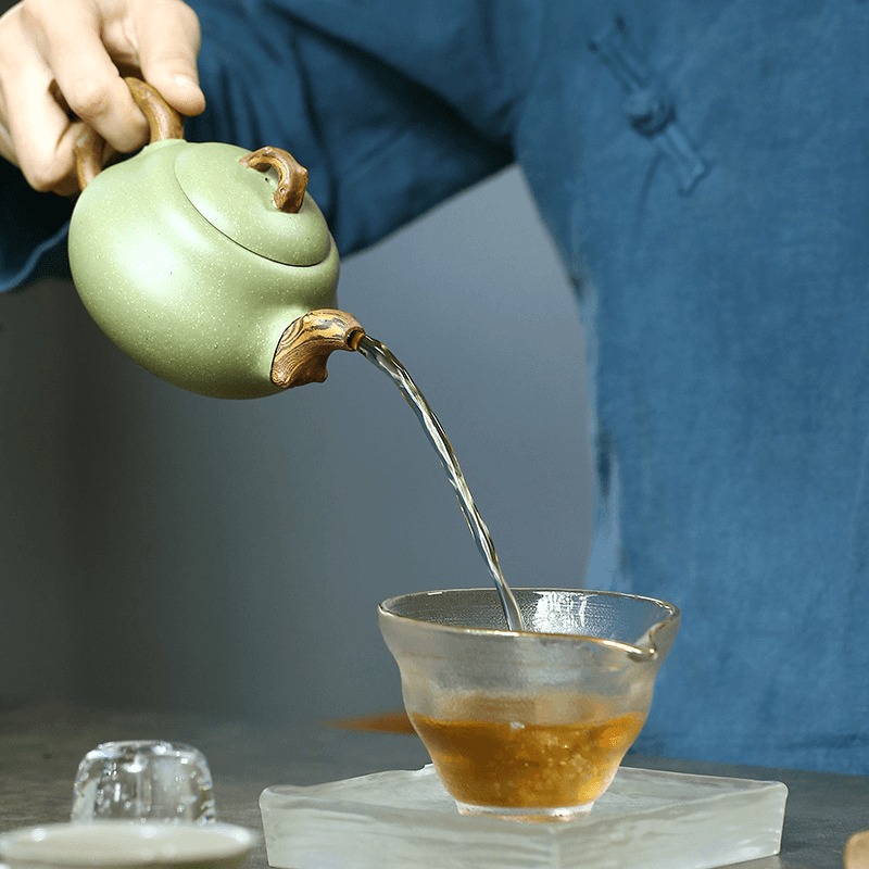 Yixing Zisha Teapot [Gourd] (Douqing Sha/Jiao Ni - 240ml) - YIQIN TEA HOUSE | yiqinteahouse.com | 200-300ml, new arrival, teapot, teaware, zisha teapot