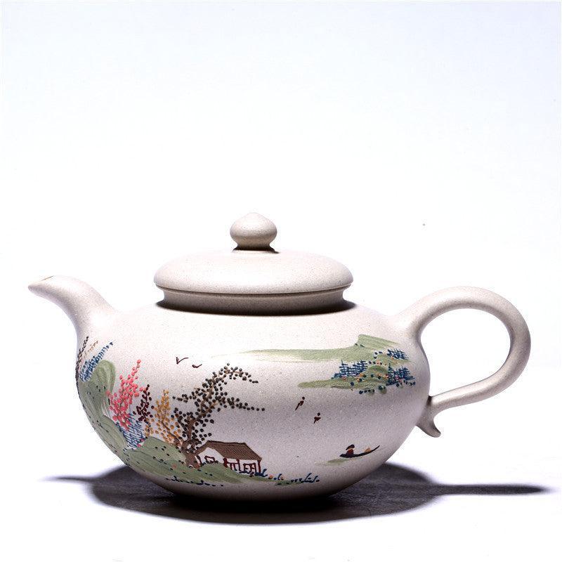 Yixing Zisha Teapot [Graceful] (Bai Duan Ni - 270ml) - YIQIN TEA HOUSE | yiqinteahouse.com | 200-300ml, teapot, teapot hot picks, teaware, zisha teapot