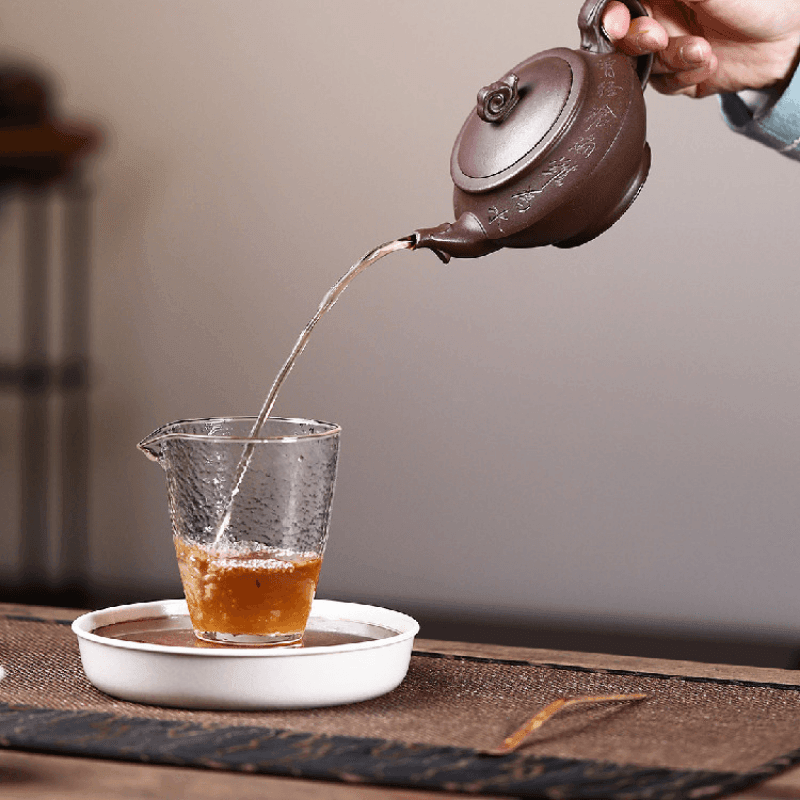 Yixing Zisha Teapot [Han Yun Pot] (Zi Ni - 280ml) - YIQIN TEA HOUSE | yiqinteahouse.com | 200-300ml, new arrival, teapot, teaware, zisha teapot