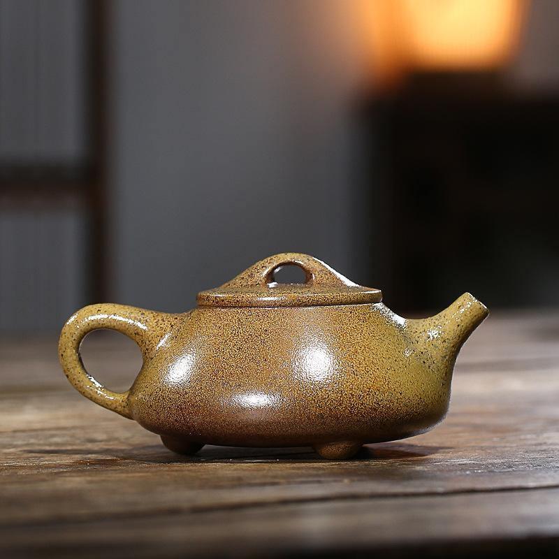 Yixing Zisha Teapot [Jingzhou Shi Piao] (Duan Ni Firewood Fired - 250ml) - YIQIN TEA HOUSE | yiqinteahouse.com | 200-300ml, teapot, teaware, zisha teapot