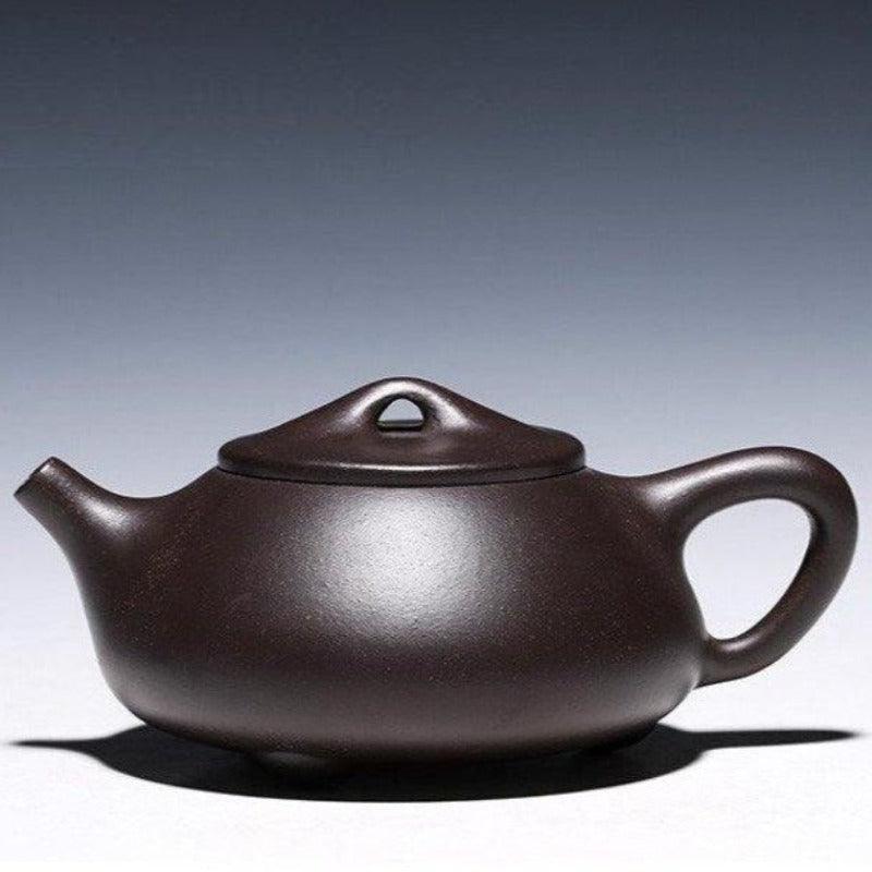 Yixing Zisha Teapot [Jingzhou Shi Piao] (Hei Jin Sha/Dahongpao - 240/210ml) - YIQIN TEA HOUSE | yiqinteahouse.com | 200-300ml, teapot, teapot hot picks, teaware, zisha teapot