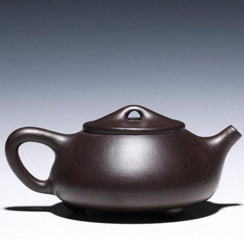 Yixing Zisha Teapot [Jingzhou Shi Piao] (Hei Jin Sha/Dahongpao - 240/210ml) - YIQIN TEA HOUSE | yiqinteahouse.com | 200-300ml, teapot, teapot hot picks, teaware, zisha teapot