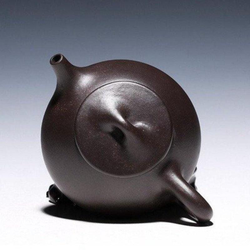 Yixing Zisha Teapot [Jingzhou Shi Piao] (Hei Jin Sha/Dahongpao - 240/210ml) - YIQIN TEA HOUSE | yiqinteahouse.com | 200-300ml, teapot, teapot hot picks, teaware, zisha teapot