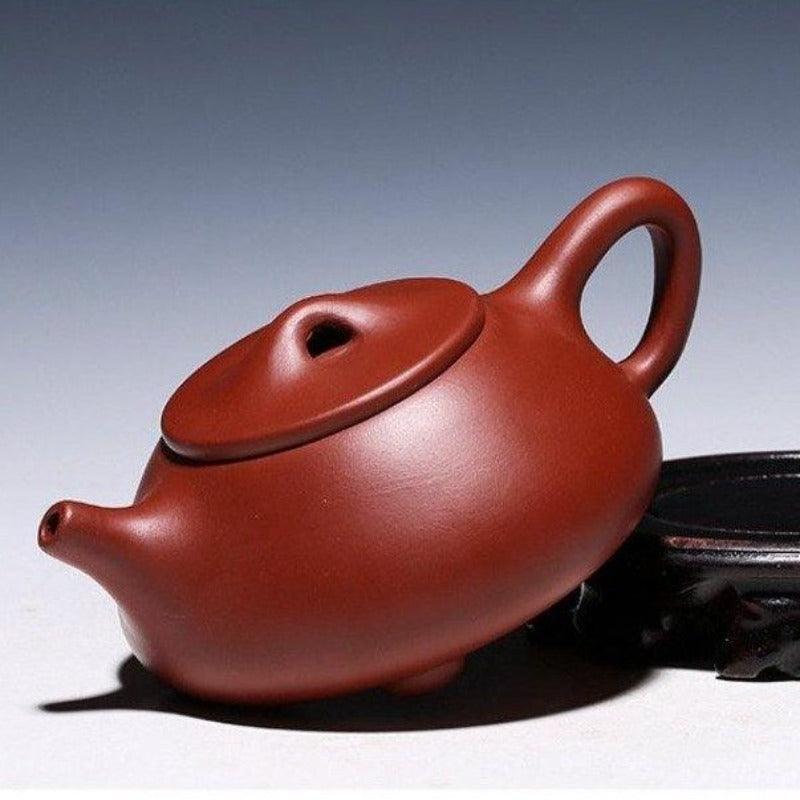 Yixing Zisha Teapot [Jingzhou Shi Piao] (Hei Jin Sha/Dahongpao - 240/210ml) - YIQIN TEA HOUSE | yiqinteahouse.com | 200-300ml, teapot, teapot hot picks, teaware, zisha teapot