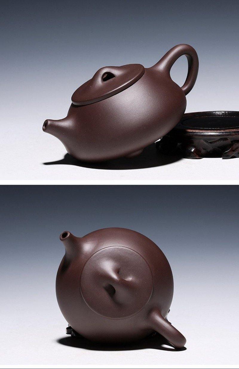 Yixing Zisha Teapot [Jingzhou Shi Piao] (Lao Zi Ni/Zi Ni - 270/240ml) - YIQIN TEA HOUSE | yiqinteahouse.com | 200-300ml, teapot, teaware, zisha teapot