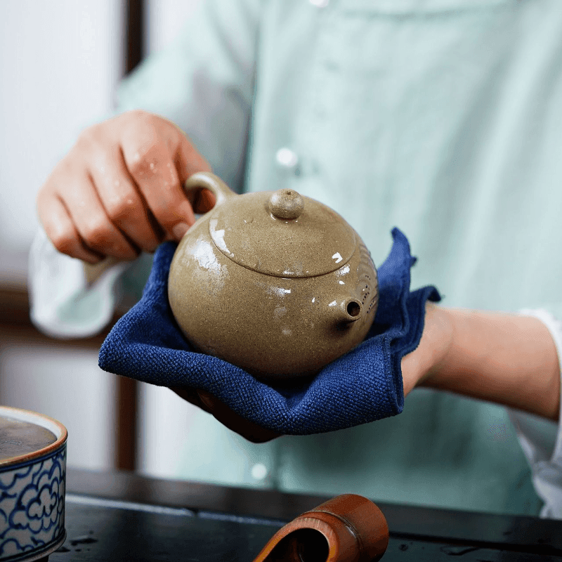 Yixing Zisha Teapot [Jinxiu Shanhe Xishi] (Douqing Sha - 270ml) - YIQIN TEA HOUSE | yiqinteahouse.com | 200-300ml, teapot, teaware, zisha teapot