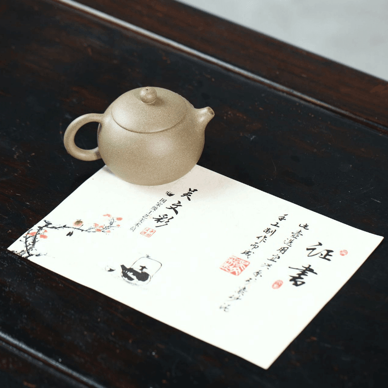 Yixing Zisha Teapot [Jinxiu Shanhe Xishi] (Douqing Sha - 270ml) - YIQIN TEA HOUSE | yiqinteahouse.com | 200-300ml, teapot, teaware, zisha teapot