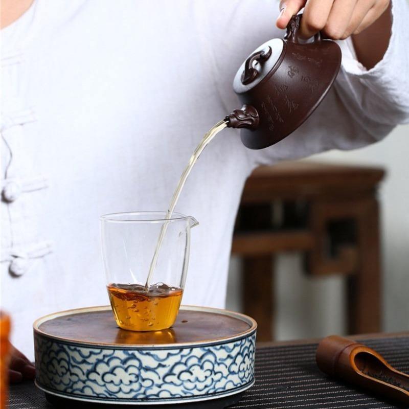 Yixing Zisha Teapot [Long Cheng Ruyi] (Lao Zi NI - 150ml) - YIQIN TEA HOUSE | yiqinteahouse.com | <200ml, teapot, teaware, zisha teapot