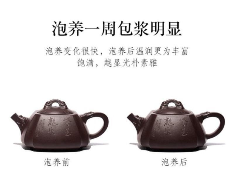 Yixing Zisha Teapot [Longquan] (Zi Ni - 260ml) - YIQIN TEA HOUSE | yiqinteahouse.com | >300ml, teapot, teaware, zisha teapot