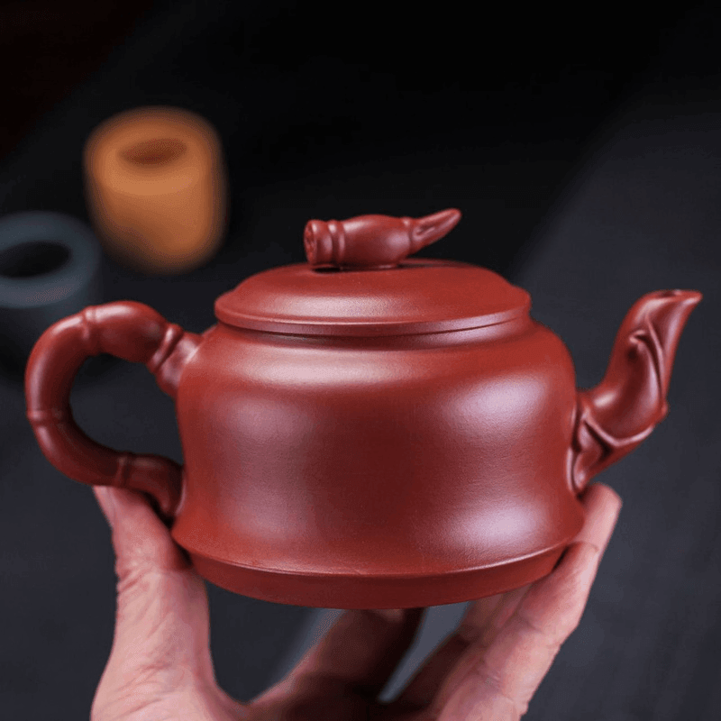 Yixing Zisha Teapot [Lucky Always] (Dahongpao - 260ml) - YIQIN TEA HOUSE | yiqinteahouse.com | 200-300ml, teapot, teaware, zisha teapot