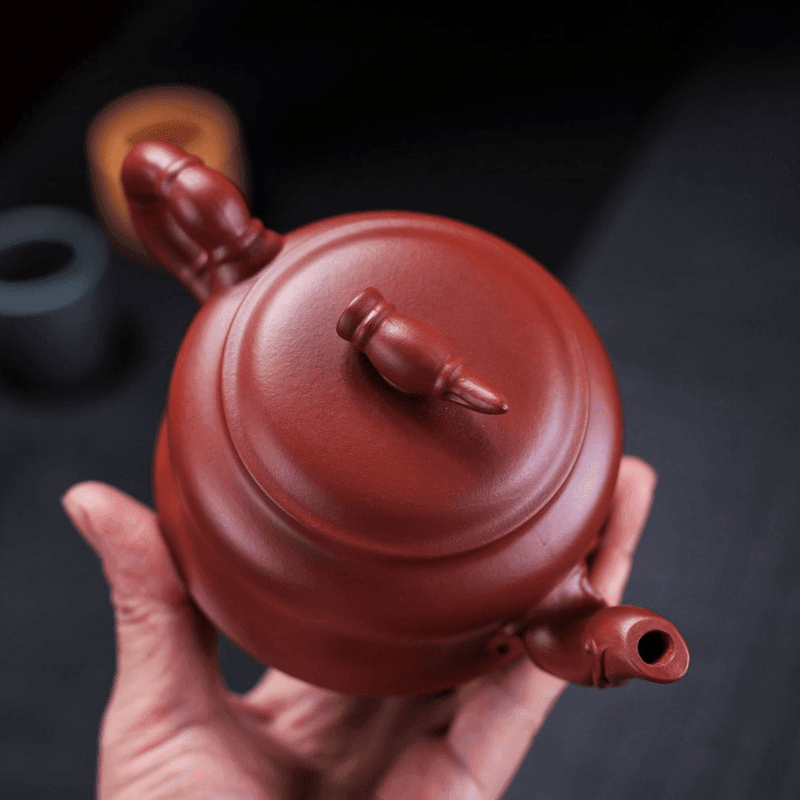 Yixing Zisha Teapot [Lucky Always] (Dahongpao - 260ml) - YIQIN TEA HOUSE | yiqinteahouse.com | 200-300ml, teapot, teaware, zisha teapot