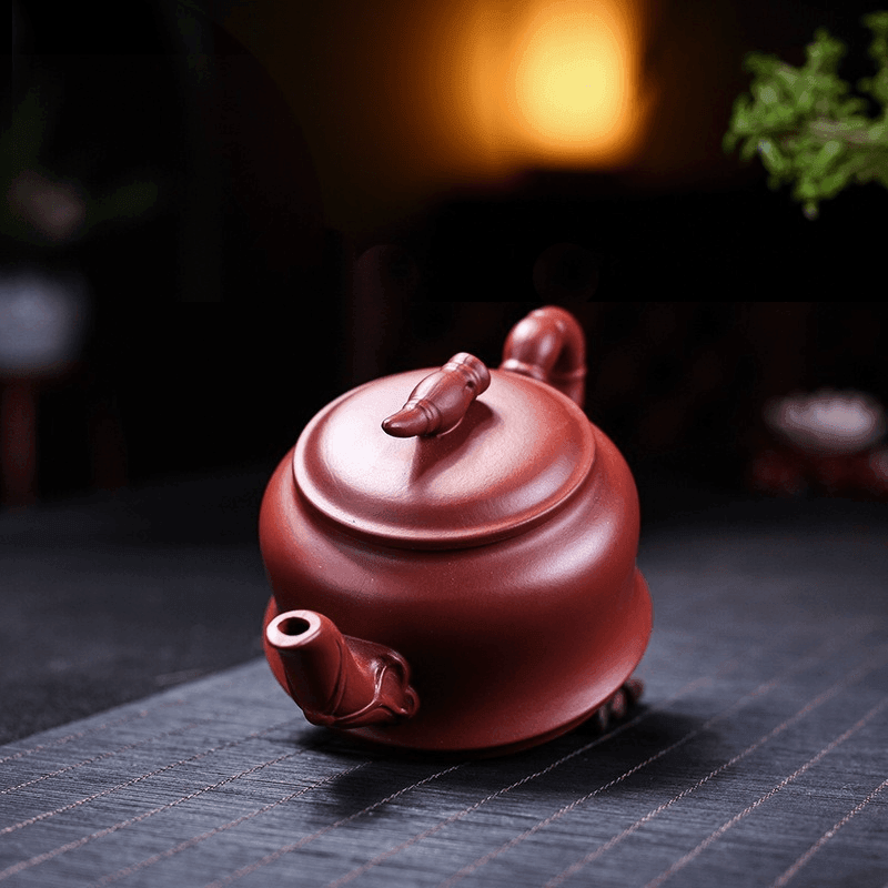 Yixing Zisha Teapot [Lucky Always] (Dahongpao - 260ml) - YIQIN TEA HOUSE | yiqinteahouse.com | 200-300ml, teapot, teaware, zisha teapot