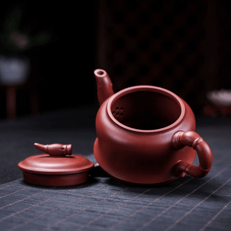 Yixing Zisha Teapot [Lucky Always] (Dahongpao - 260ml) - YIQIN TEA HOUSE | yiqinteahouse.com | 200-300ml, teapot, teaware, zisha teapot