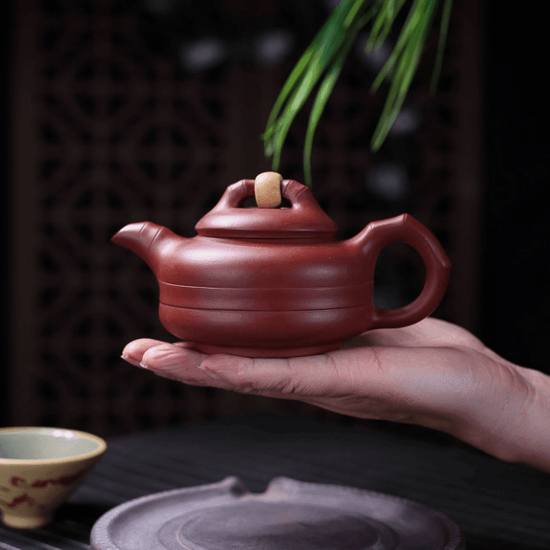 Yixing Zisha Teapot [Lucky] (dahongpao - 260ml) - YIQIN TEA HOUSE | yiqinteahouse.com | 200-300ml, teapot, teaware, zisha teapot